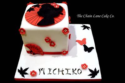 Japanese Geisha Cake - Cake by The Chain Lane Cake Co.