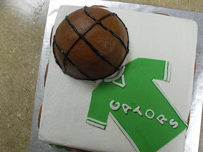 Basketball cake - Cake by Aida Martinez