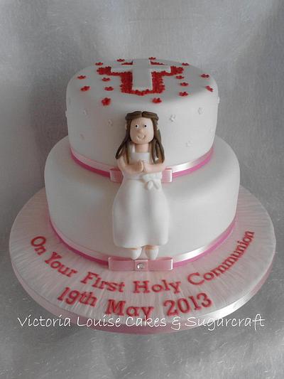 Holy Communion Cake - Cake by VictoriaLouiseCakes