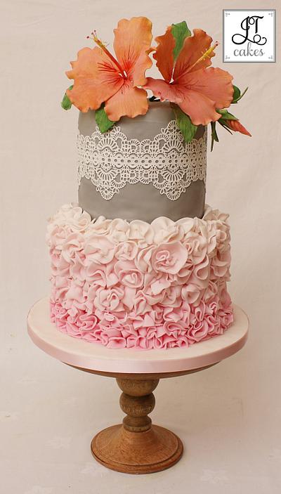 Ruffled cake - Cake by JT Cakes