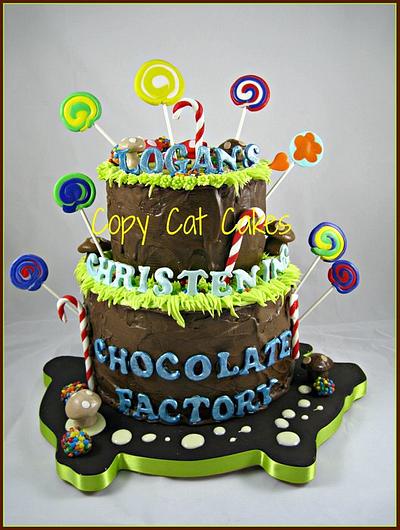 A wonka christening! - Cake by Copy Cat Cakes