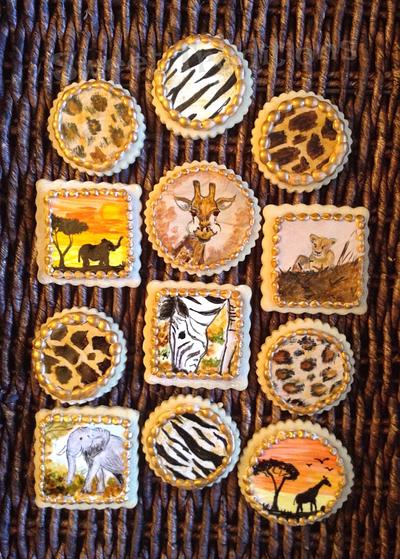 Out of Africa cookies - Cake by Sweet Traditions