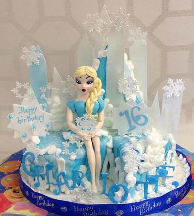 Ice fairy cake  - Cake by Ribana Cristescu 