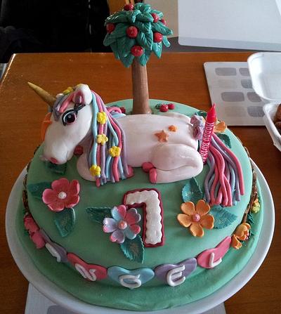Unicorn Rainbow Cake - Cake by Jgie