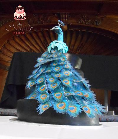 Peacock Wedding Cake - Cake by Nada