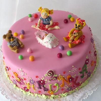 Teddybears for little Barbara - Cake by Eva Kralova