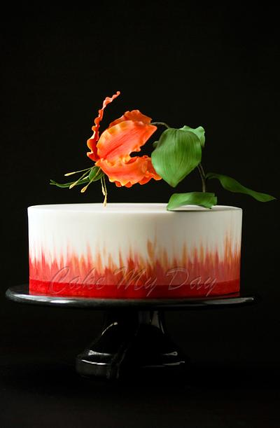 Flaming lily - Cake by JoBP
