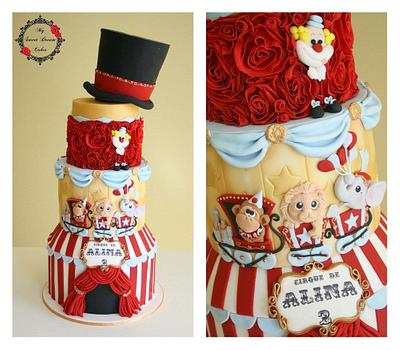 Vintage Circus - Cake by My Sweet Dream Cakes