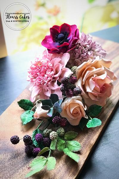 Sugar flowers - Cake by Bennett Flor Perez