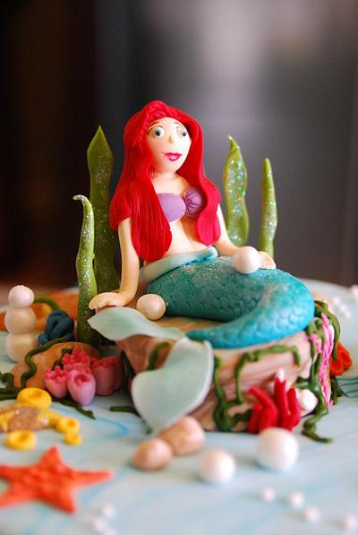 Ariel the mermaid  - Cake by designed by mani