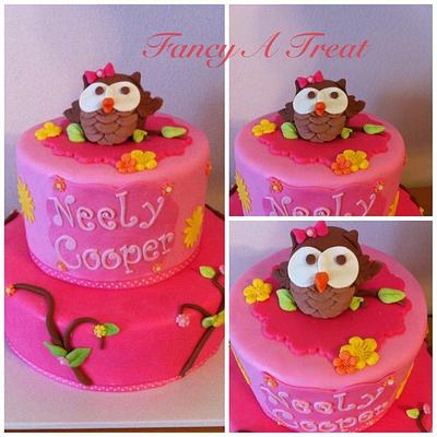 Pretty owl - Cake by Fancy A Treat