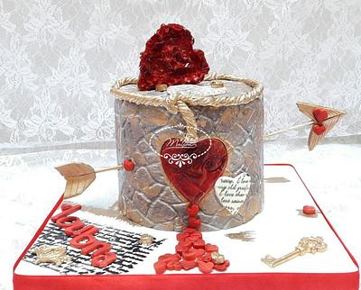 Valentine cake - Cake by Fées Maison (AHMADI)