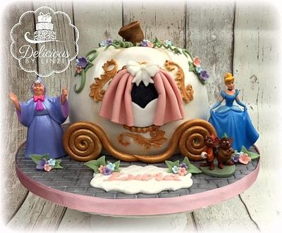 Cinderella Carriage cake  - Cake by Delicious By Linzi