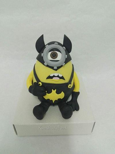 Minion egs Batman  - Cake by Donatella Bussacchetti