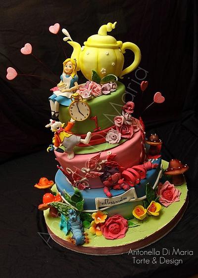 Alice in Wonderland 2 - Cake by Antonella Di Maria