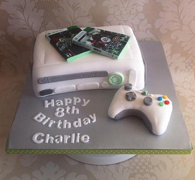 White XBox 360 cake - Cake by Carrie