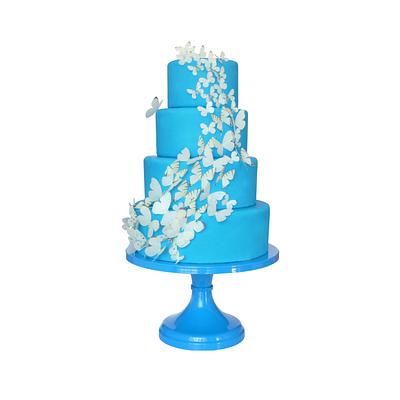 Butterfly wedding cake - Cake by Cakery Creation Liz Huber