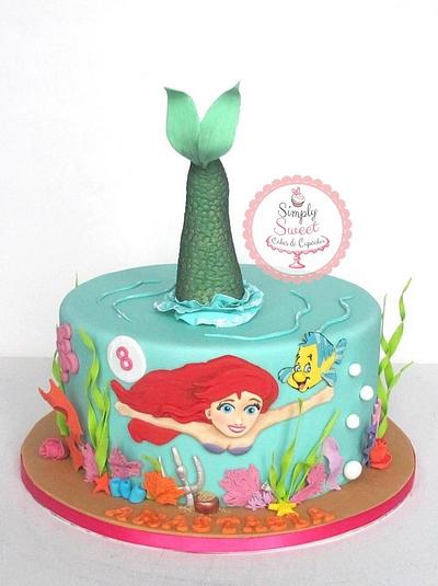 Under the sea Ariel  - Cake by SimplySweetCakes