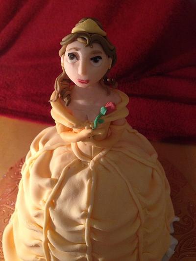 belle (beauty and the beast) cake - Cake by emma