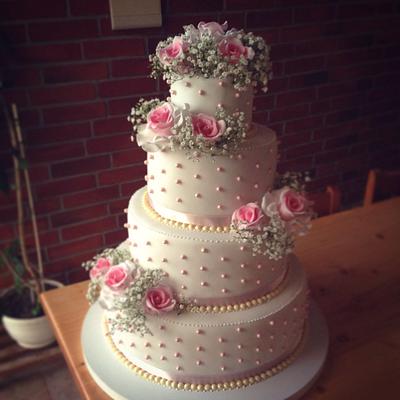 Wedding cake - Cake by Klaudiasbakery