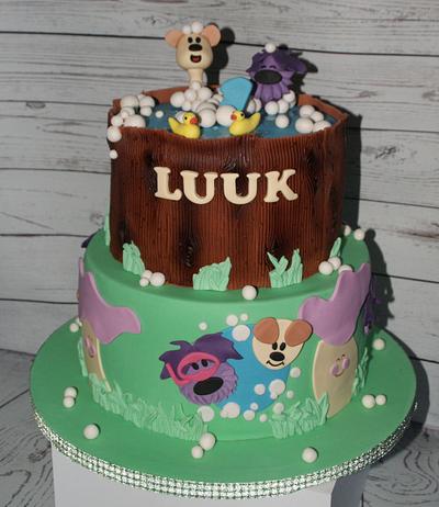 Two little dogs ' Woezel and Pip' - Cake by Cake Garden 
