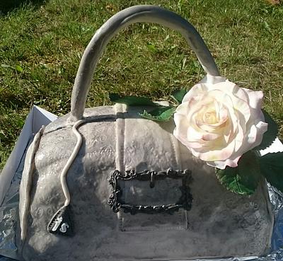 Bag with rose - Cake by Elisabeth 