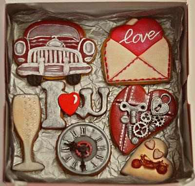 Male set Vintage cookies - Cake by Albena Nacheva