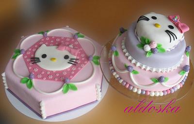 Kitty & Kitty - Cake by Alena
