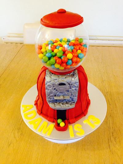 Gumball Machine Cake - Cake by Donna Sanders