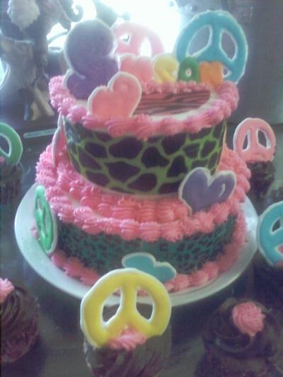 Peace Birthday cake - Cake by Teresa Hastings