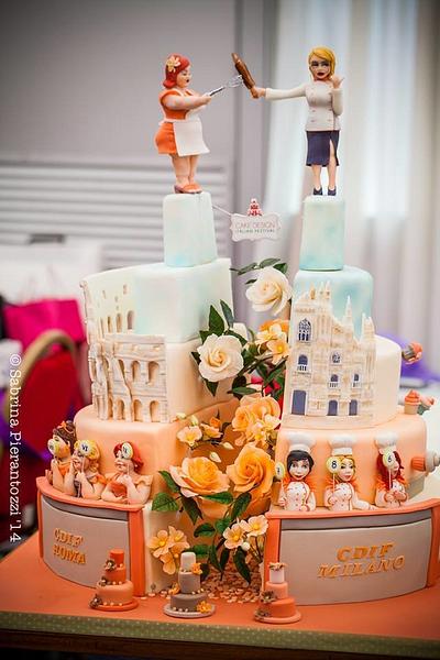 CDiF COMPETITION ROMA 2014 - Cake by ANTONELLA VACCIANO