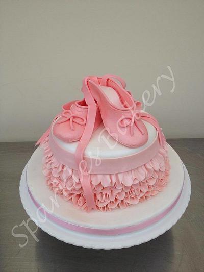 Ballet Ruffle Cake - Cake by Karen