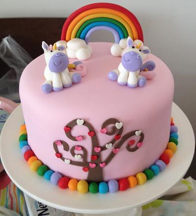 Rainbow cake - Cake by Paula Jorge