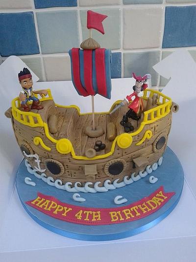 pirate ship - Cake by lucysyummycakes