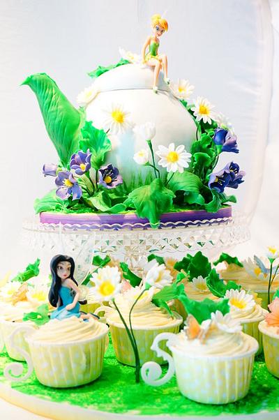 Tinkerbell Teaport - Cake by Svetlana Petrova