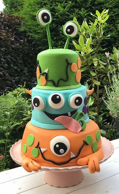 Monster Birthday cake - Cake by Agnes Linsen