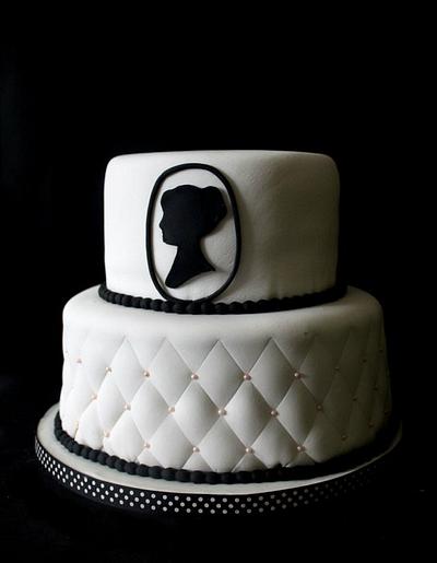 Shabby Chic Bridal Shower Cake - Cake by Sarah F