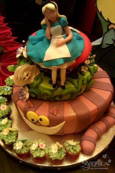 Alice in wonderland - Cake by Sucrette, Tailored Confections