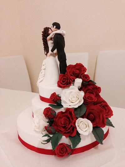 My first weddingcake - Cake by Valentina