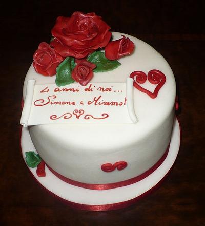 A cake for lovers! - Cake by Filomena