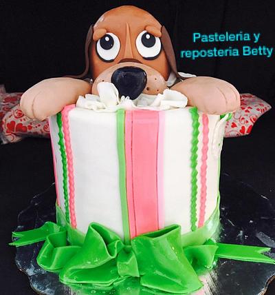 Dog in a box - Cake by Boccato Bakery