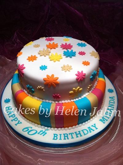 multi colour cake - Cake by helen Jane Cake Design 