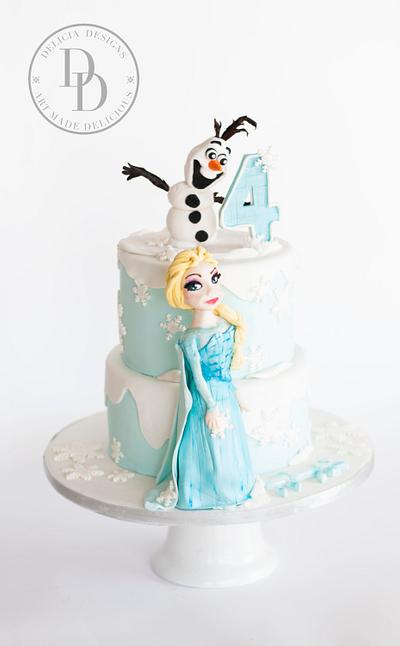 Frozen Cake - Cake by Delicia Designs