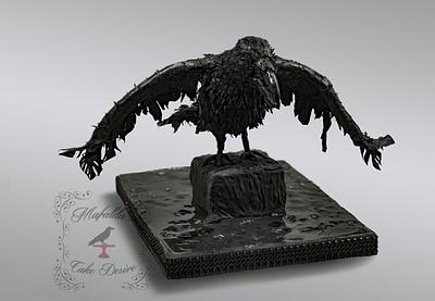 The Raven - Cake by Mafalda's cake desire 