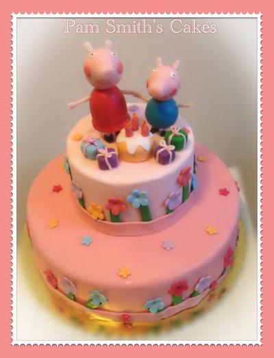 Peppa Pig - Cake by Pam Smith's Cakes