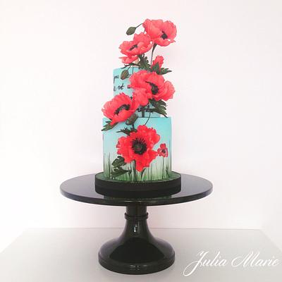 Remembrance Cake - Cake by Julia Marie Cakes