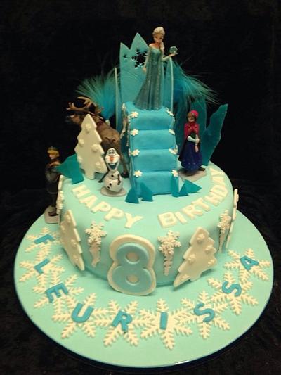 Frozen cake  - Cake by Kirstie's cakes