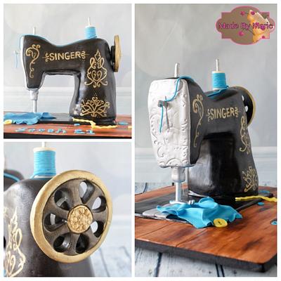 Singer Sewing Machine - Cake by Maried