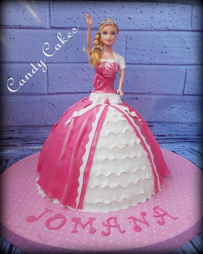 Doll pink cake :) - Cake by Eman Sobhy