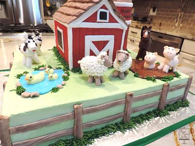 Farm Cake - Cake by Joy Thompson at Sweet Treats by Joy